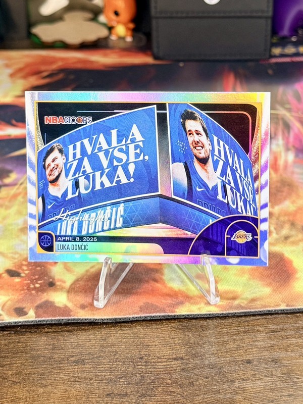 25-26 NBA HOOPS Luka Doncic Highlights Rainbow Holo #269