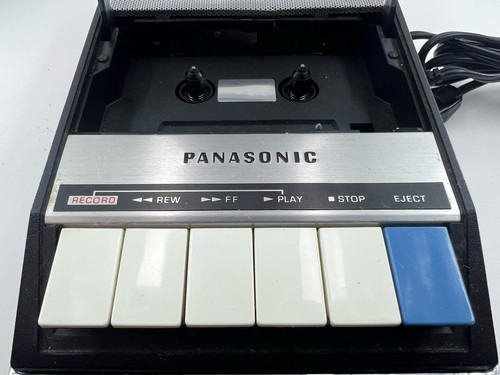 Vintage Panasonic RQ-309AS Cassette Tape Recorder Player AC/Battery Tested Works - Picture 10 of 12