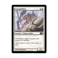 WotC MtG M13 Intrepid Hero (R) (Foil) EX