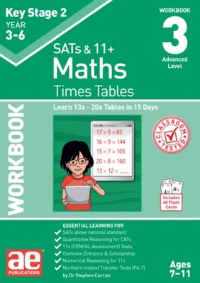KS2 TIMES TABLES WORKBOOK 3 by Dr Stephen C Curran Paperback Self Help Business