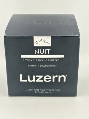 Luzern NUIT Hydra Cleansing Emulsion Brand New Free Shipping, 3.4 FL OZ