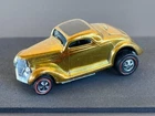 Vintage Hot Wheels Redline 1969 Gold Classic ’36 Ford Coupe - Extremely Nice!