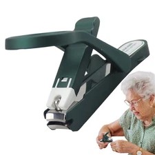 Fingernail Clippers For Seniors Nail Cutter With Magnifier Glass No Splash