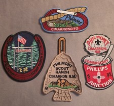 Philmont scout ranch, Arrowhead patch also camp Patches Beaubien set  