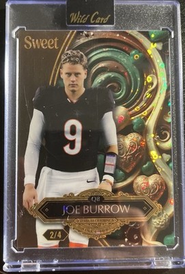 Joe Burrow 2/4 Wild Card 2026 Sweets Limited Edition Cincinnati Bengals Disco