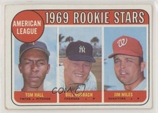 1969 Topps High # Jim Miles Tom Hall Bill Burbach #658 a5h