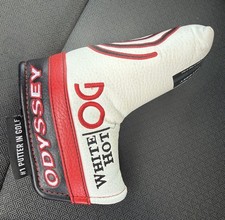 Odyssey Golf White Hot OG Blade Putter Head Cover White/Black/Red