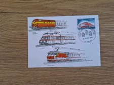 Carte 1974 Jumelage Philatelique Ferroviaire Lux.stuttgart Reims V.Photos