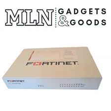 Fortinet Fortigate-60E Network Security Firewall Initialized FG-60E w/Adapter