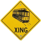 VINTAGE SAN FRANCISCO RAILWAY PORCELAIN SIGN GAS STATION MOTOR OIL TRAIN STATION