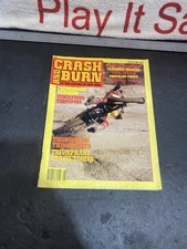 Vintage Crash And Burn Magazine Aug 1980 YZ CR KX RM Motocross MX DIRT BIKE 