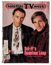 RARE Satellite TV Week Magazine Quantum Leap 1990 February 25 - March 3