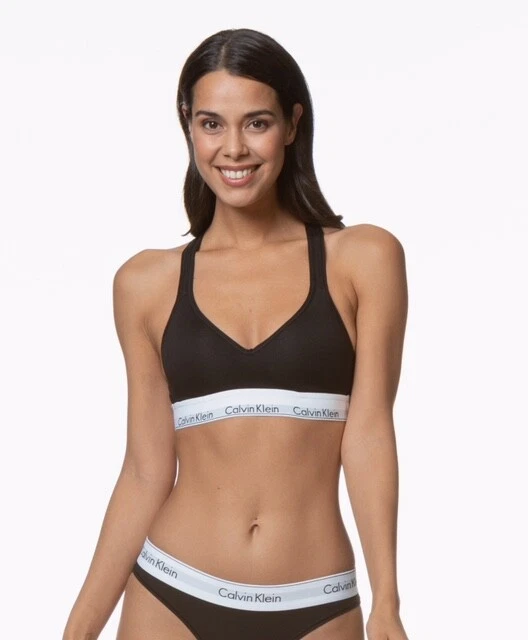 Så mange Gooey Hejse Calvin Klein Modern Cotton Black Padded Lift Bralette RRP 39.99 Sizes S M  XL | eBay