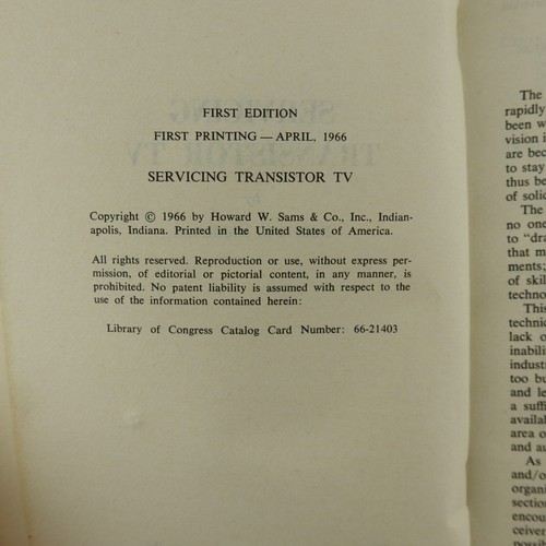 Vintage Manual Servicing Transistor TV Book Robert Middleton 1966 - Picture 4 of 6