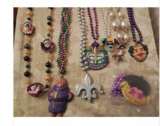 Lot of 9 Colorful Mardi Gras Collection