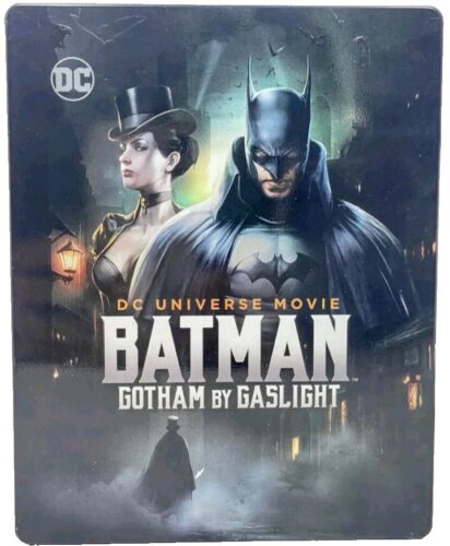 Batman Gotham by Gaslight Target Exclusive Steelbook Blu-ray DVD Great Condition - Afbeelding 1 van 5
