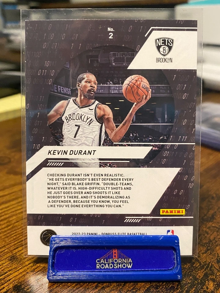 2022 Donruss Elite Power Formulas Kevin Durant #2 Brooklyn Nets - Image 2 of 2