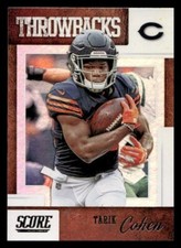 2019 Score #T-7 Tarik Cohen Chicago Bears