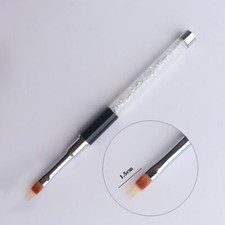 1pc Nail Art Ombre Brush UV Gel Drawing Liner Nylon Hair Brush Nail Art Tool Blk