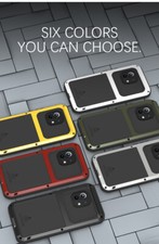 LOVE MEI-Heavy Duty Metal Silicone Hybrid Case Cover f Xiaomi Mi 10 11 13 14 Pro