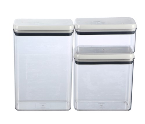 Better Homes & Gardens Canister Pack of 3 - Flip-Tite Storage Container Set