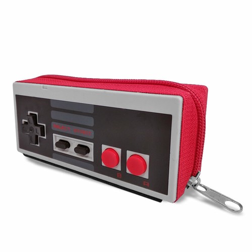 Monedero cremallera roja, gamer, retro | eBay