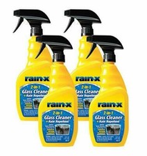 Rain-X 5071268 2-in-1 Glass Cleaner and Rain Repellant 23 oz, 4 Pack