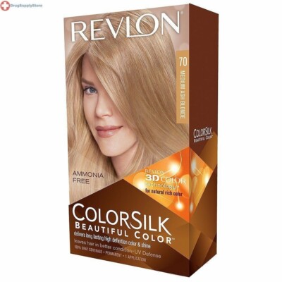 Revlon Colorsilk Hair Coloring Medium Ash Blonde 309978695707 Ebay