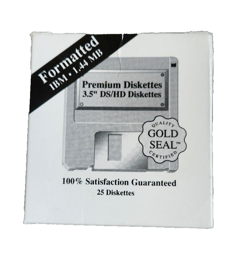 25-Pack IBM-Formatted 3.5-Inch Floppy Disks for Reliable Storage-image