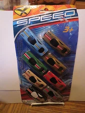 HUNSON - SPEED SET OF 8 'RACE' CARS - 2 13/16 INCHES EACH