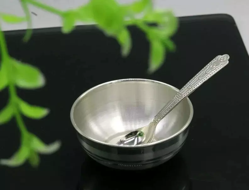 Real shop silver bowl