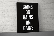 Motivational Wall Art - Inspirational Quote Canvas for Home Decor