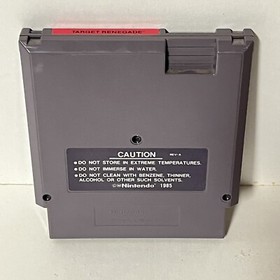 Target: Renegade (NES, 1990) Cleaned Tested Working