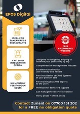 EPOS POS 15" Touchscreen Till System with 58mm/80mm printer - NO MONTHLY FEES