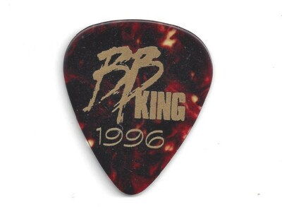 BB King Guitar Pick 1996 Tour Very Rare Plectrum B.B. Concert Used Blues King