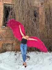 Red wings cupid Valentine's Day  osplay  ngel  ostume Photo Shoot Glitter