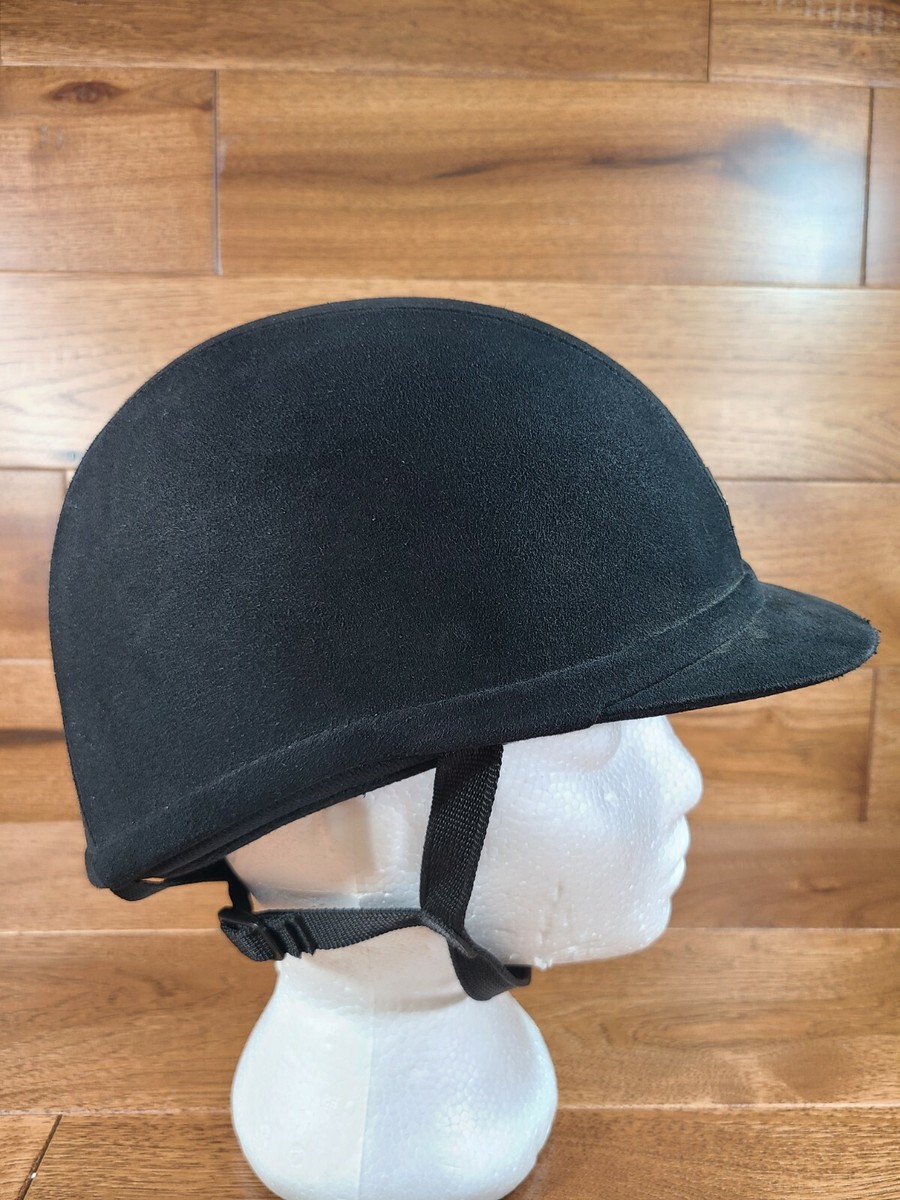 Vintage Charles Owen JR8 Black Equestrian Riding Helmet 52  display picture 3