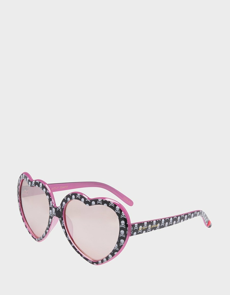 Betsey Johnson Sunglasses Houndstooth Skull Crossbones Glitter Black White‎ Betsey Johnson | Accessories | Nwt Betsey Johnson Black  main image 4