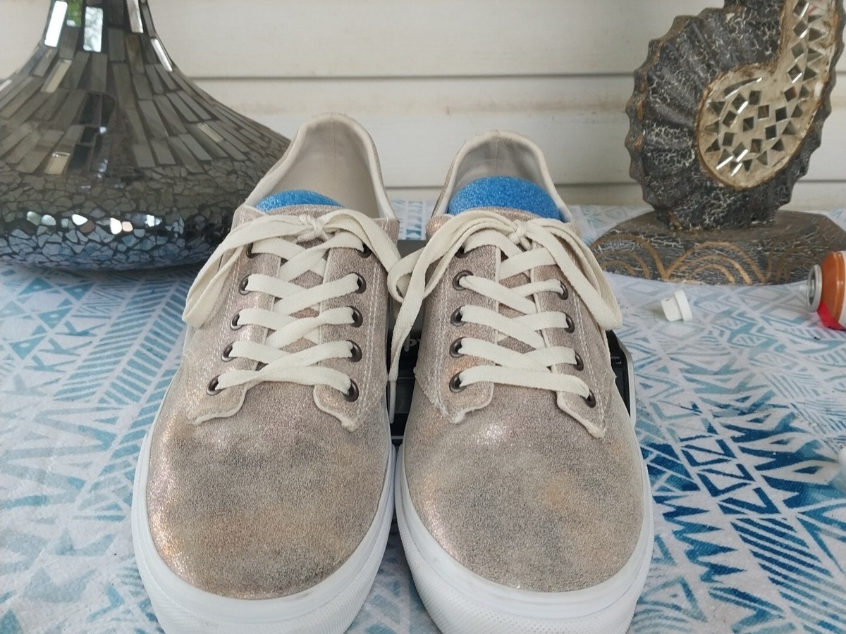 Grey Vans Authentic Sparkle Vans Authentic OTW Womens Sz 11