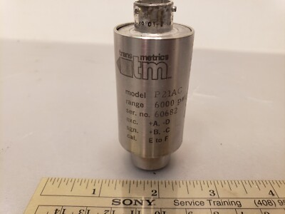 #ad TM Trans Metrics Model P21AC 0 6000 PSIG Pressure Transducer $32.00