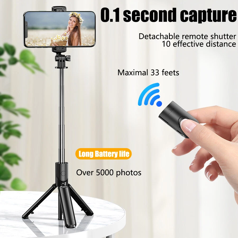 360° selfie stick wireless remote control phone stand Stable tripod for iPhone - Image 4 of 4