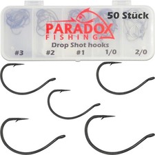 Paradox Fishing Drop Shot Haken Set 45 Stück...