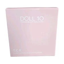 DOLL 10 T.C.E Super Coverage Serum Powder Foudation Deep/Rich  Full Size New