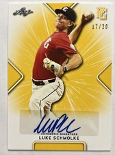 2021 LEAF PERFECT GAME LUKE SCHMOLKE AUTO 17/20