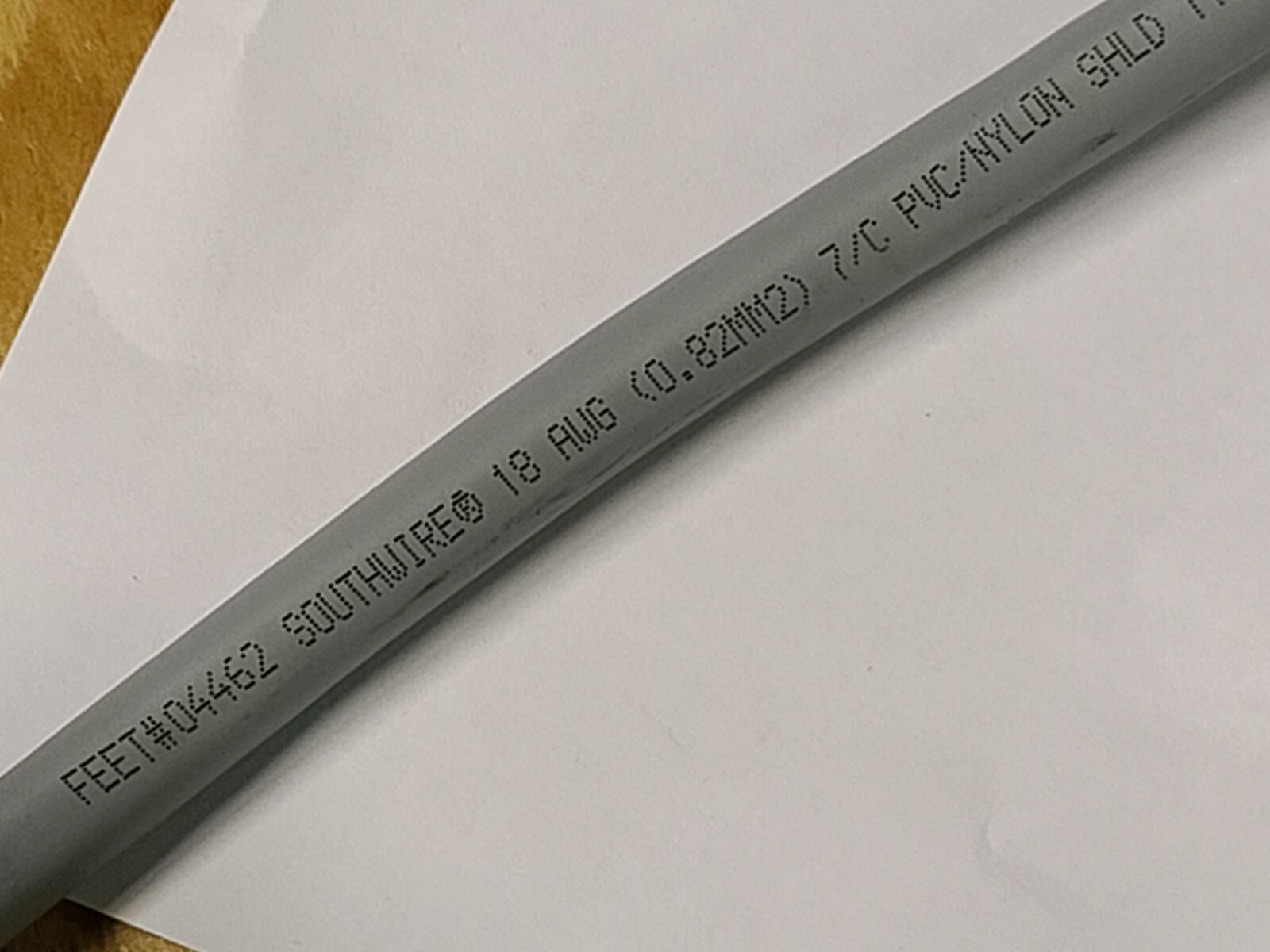 Southwire 588463 18/7C Shielded Flexible Control Tray Cable TCER TPE