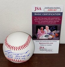 Livan Hernandez Signed Autographed Rawlings MLB Baseball 1997 WS MVP Marlins JSA