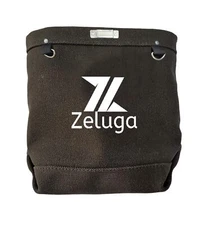 Zeluga 20-337 28 oz Canvas Fastener Tool Pouch Bolt Bag with Bull-pin Loop Cl...