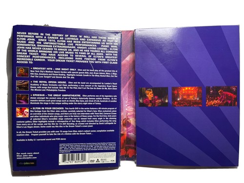 ๐ Elton John - Dream Ticket LOW PRICE (DVD, 2005, 4-Disc Set) FREE POPCORN - Picture 3 of 10