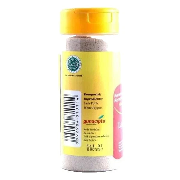 White Halal Single Herbs & Spices