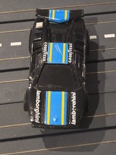 TYCO LAMBORGHINI COUNTACH BLACK GOODYEAR NICE CLEAN  COMPLETE